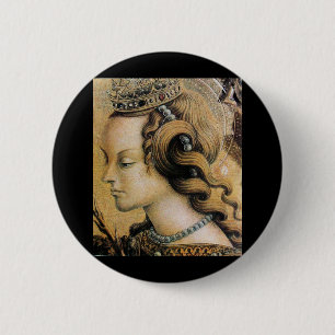 Saint Catherine of Alexandria 2 Inch Round Button