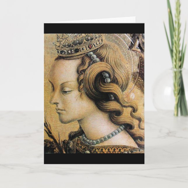 Saint Catherine of Alexandria Holiday Card (Front)