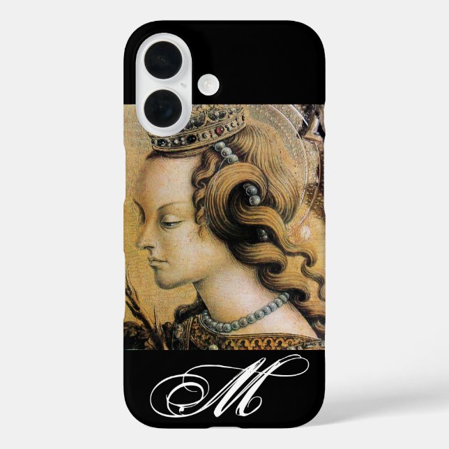 Saint Catherine of Alexandria Monogram Case-Mate iPhone Case (Back)