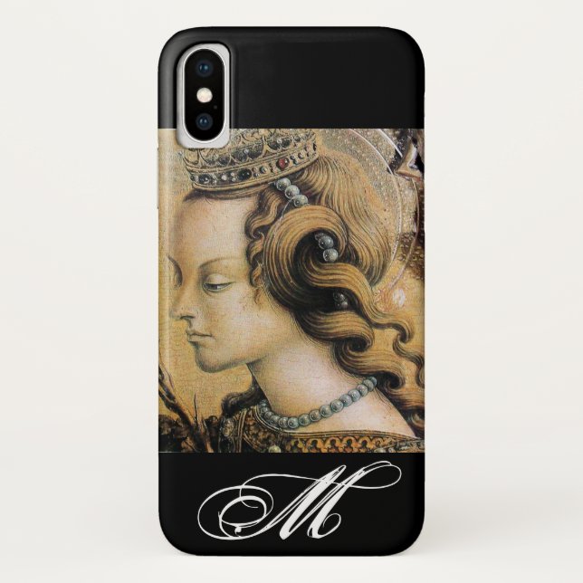 Saint Catherine of Alexandria Monogram Case-Mate iPhone Case (Back)