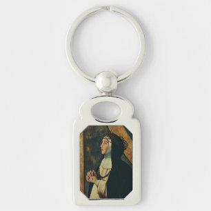 Saint Catherine of Siena by Juan Bautista Maino Keychain