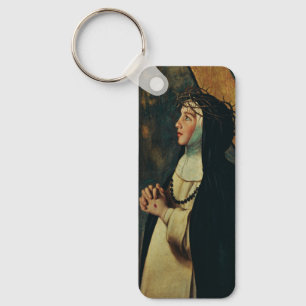 Saint Catherine of Siena by Juan Bautista Maino Keychain
