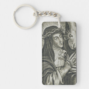 Saint Catherine of Siena Keychain
