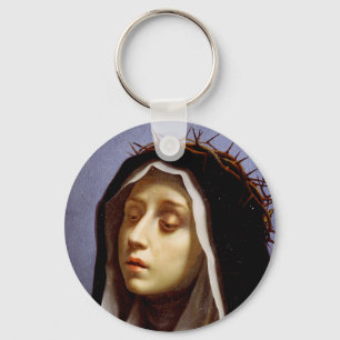 Saint Catherine of Siena Keychain