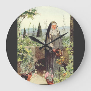 Saint Catherine of Siena Large Clock