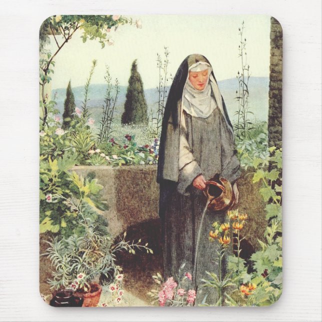 Saint Catherine of Siena Mouse Pad (Front)