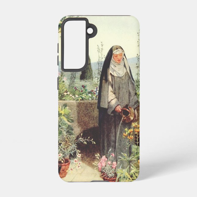 Saint Catherine of Siena Samsung Galaxy S21 Case (Back)