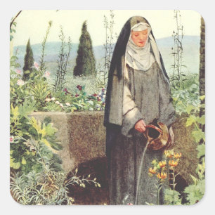 Saint Catherine of Siena Square Sticker