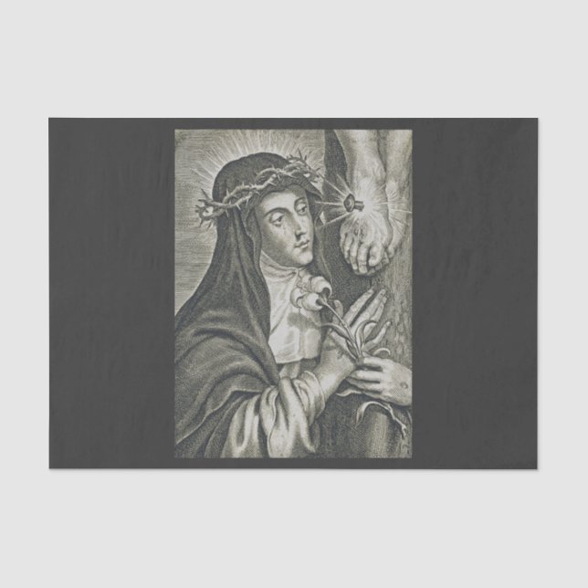 Saint Catherine of Siena Tissue Paper (Front)