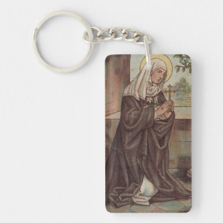 Saint Catherine of Sienna Keychain