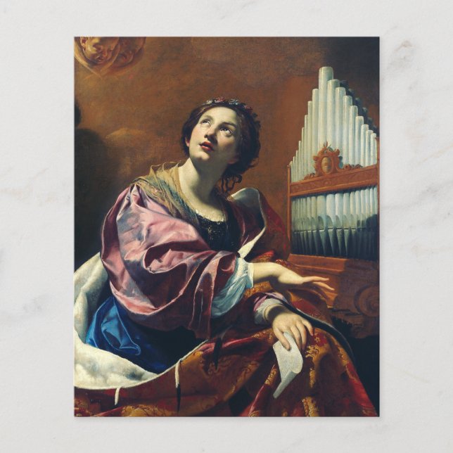 Saint Cecilia by Simon Vouet (Front)