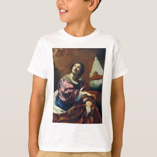 Saint Cecilia by Simon Vouet T-Shirt