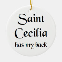 saint cecilia coffee mug