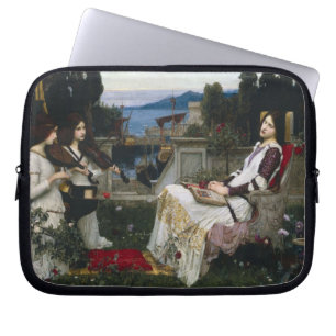 Saint Cecilia in the Garden Laptop Sleeve
