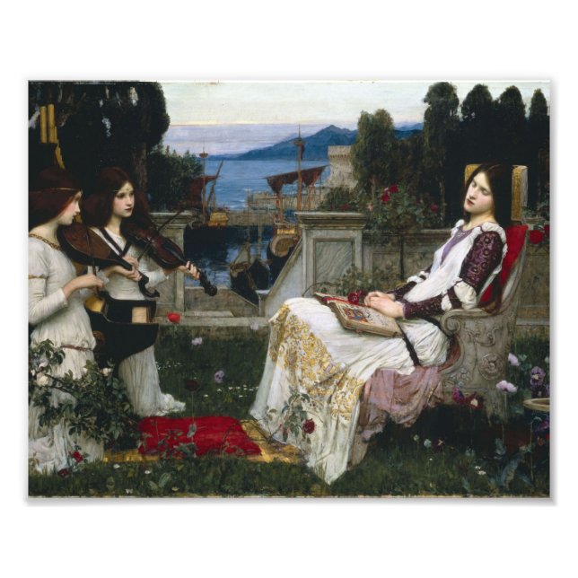 Saint Cecilia in the Garden Photo Print (Front)
