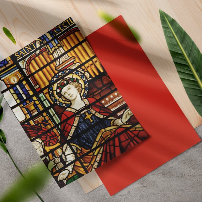 Saint Cecilia Patron Saint Musique Livre papier (Créateur téléchargé)