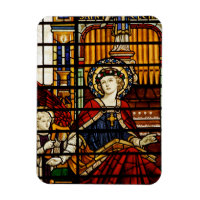 Saint Cecilia Patron Saint of Music Stained Glass