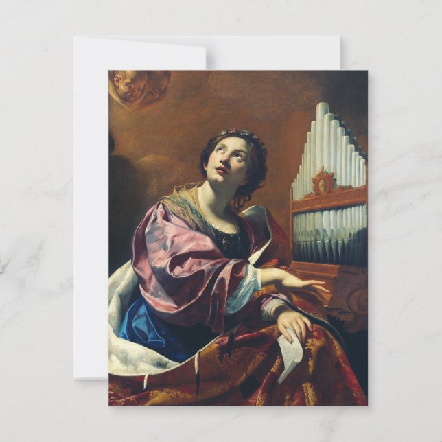 Saint Cecilia Premium "Heavenly Concert" Art Print (Front)