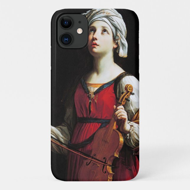Saint Cecilia (St. Cecilia), Guido Reni Case-Mate iPhone Case (Back)