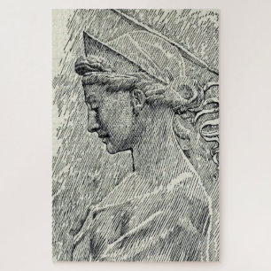 Saint Cecilia Virgin and martyr Jigsaw Puzzle