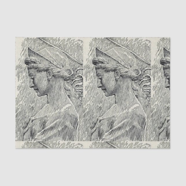 Saint Cecilia Virgin and martyr Tissue Paper (Front)