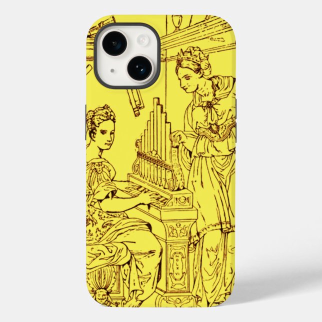 Saint Cecilia with Saint Catherine of Alexandria Case-Mate iPhone Case (Back)