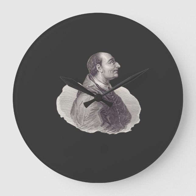 Saint Charles Borromeo Archbishop of Milan Large Clock (Front)