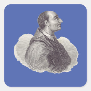 Saint Charles Borromeo Archbishop of Milan Square Sticker