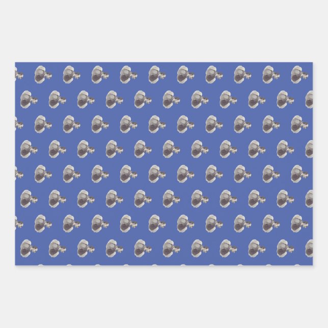 Saint Charles Borromeo Archbishop of Milan Wrapping Paper Sheet (Front)