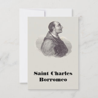 Saint Charles Borromeo The Bread of Life Holy Card