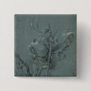 Saint Christopher, 1510 2 Inch Square Button