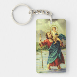 Saint Christopher  Keychain