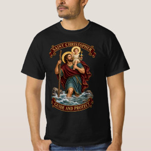 Saint Christopher Patron Saint of Travelers T-Shirt