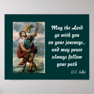 saint christopher poster