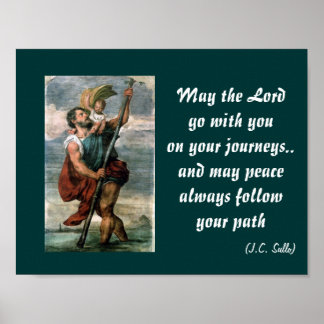 saint christopher poster