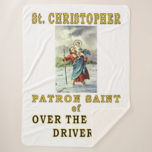SAINT CHRISTOPHER SHERPA BLANKET