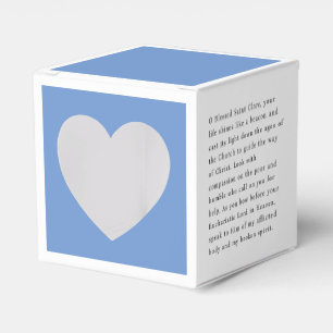 Saint Clare Assisi Card Favor Box