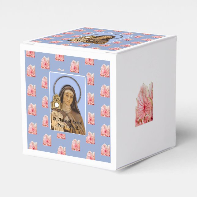 Saint Clare Assisi Favor Box (Front Side)