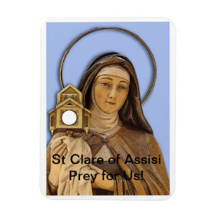 Saint Clare Assisi Magnet