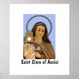 Saint Clare Assisi Poster