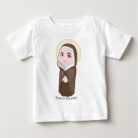 Saint Clare Cute Catholic