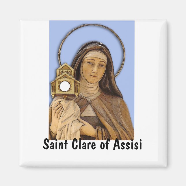 Saint Clare of Assisi Magnet (Front)