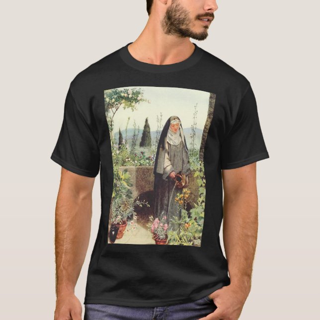 Saint Clare of Assisi: Patroness of Television T-Shirt (Front)