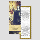 Saint Clare Patron Saint Prayer Card signet