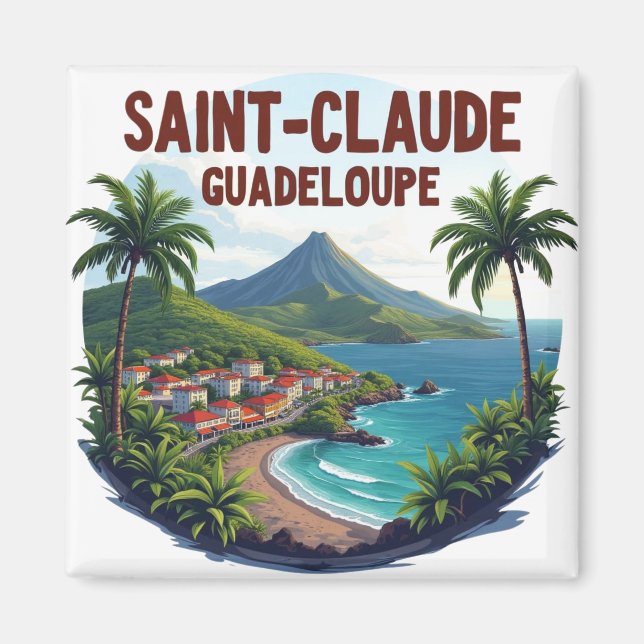 SAINT CLAUDE GUADALUPE MAGNET (Front)