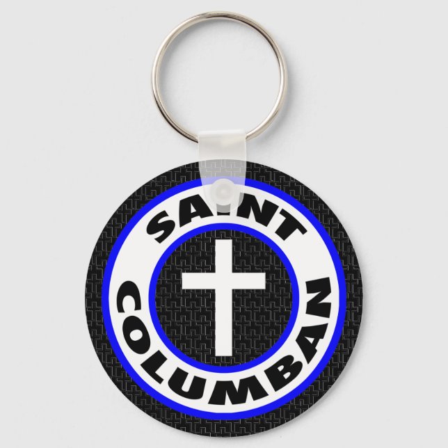 Saint Columban Keychain (Front)