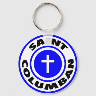 Saint Columban Keychain