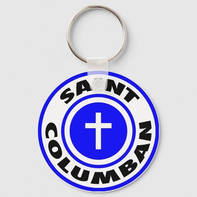 Saint Columban Keychain (Front)