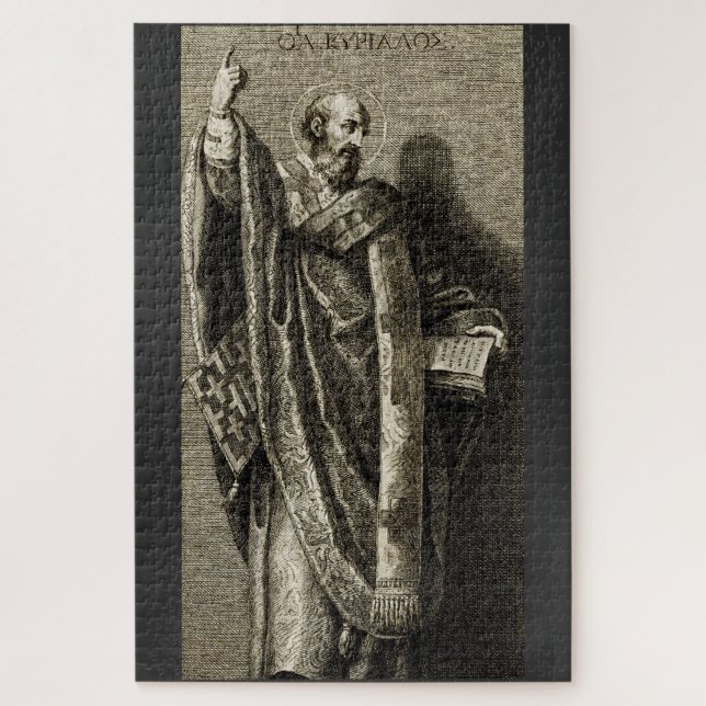 Saint Cyril of Jerusalem Confessor Jigsaw Puzzle (Vertical)