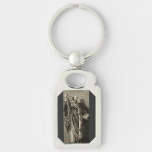 Saint Cyril of Jerusalem Confessor Keychain